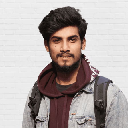 Student portrait from Canva hero set